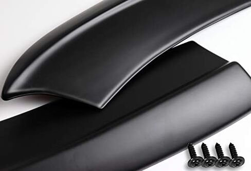 EPARTS 1 Pair Black PU Rear Bumper Splitter Diffuser Lips Aprons Guard Protector Fit For 2015-2019 Dodge Charger in Kuwait