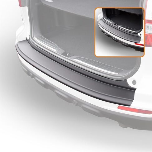 Travall Protector Compatible with Honda CR-V 2009-2011 TBP1018P - Vehicle-Specific Black Smooth Plastic Moulded Rear Bumper Protector in Saudi Arabia