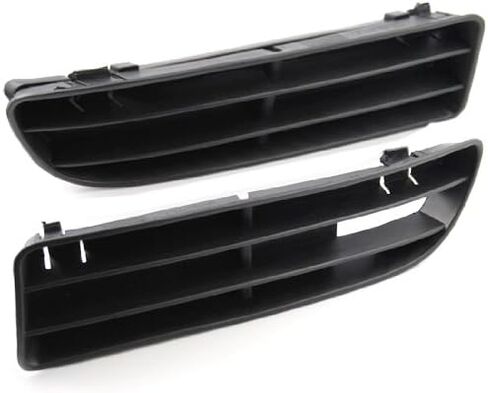 Replacement Black ABS Plastic Front Driver & Passenger Side Lower Grille Insert Bumper Cover For Volkswagen Jetta / Bora MK4 in Saudi Arabia