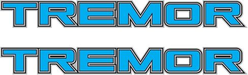 Tremor Decals Truck Bed Side Stickers F150 F250 (Black Red) in Saudi Arabia