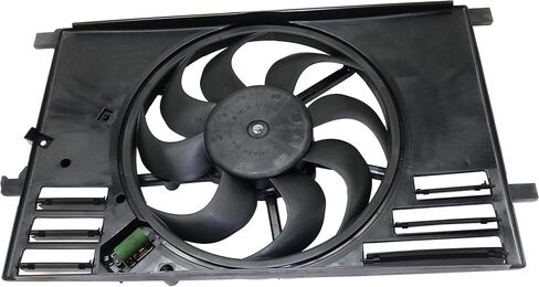 Garage-Pro Radiator Cooling Fan Compatible with 2015-2018 Jeep Renegade, Fits 2015-2018 Ram ProMaster City, Fits 2016-2018 Fiat 500X Single Fan in Kuwait