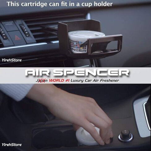 Air Spencer Cartridge 2x Squash (A9) and 2x Marine Squash (A19) scent, Heavy Duty, Last Long, JDM Eikosha Japan Car Air Freshener in Saudi Arabia