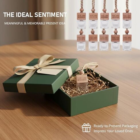 50 Pcs Hanging Car Freshener Diffuser Employee Appreciation 8ml Square Glass Bottle Essential Oil Diffuser Car Accessories Interior Unisex in Saudi Arabia