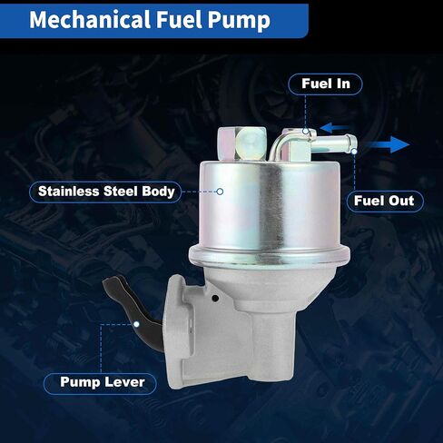SP1060MP Mechanical Fuel Pump with Gasket for Chevrolet Corvette 1970-1981 5.7L High Pressure Fuel Pump for Chevy Corvette 1980 5.0L MFP Pump 6440769/6441240/6470308/6471216 in Kuwait