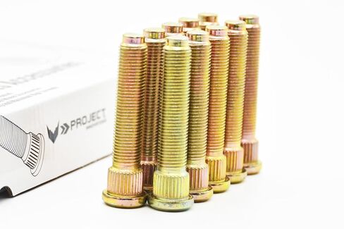 Project Innovation 63mm Total Length Long Extended Wheel Lug Studs Wheel Lug Bolts Compatible with Niss 300ZX (Front Hub Only) m12x1.25x63 Year 1990-1996 1 Set (Pack of 10 pcs) in Kuwait