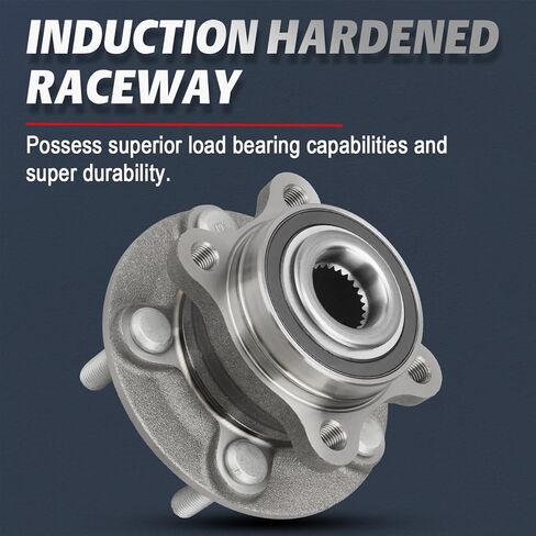 ALLCOMBO [FWD] Front and Rear Wheel Bearing Hub for 2014 2015 2016 2017 2018 2019 2020 Ford Fusion, 2014 2015 2016 Lincoln MKZ Replacement Assembly, 512498 512497 in Kuwait
