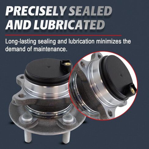 ALLCOMBO [FWD] Front and Rear Wheel Bearing Hub for 2014 2015 2016 2017 2018 2019 2020 Ford Fusion, 2014 2015 2016 Lincoln MKZ Replacement Assembly, 512498 512497 in Kuwait