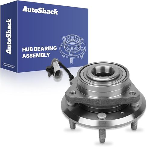 مجموعة محمل محور العجلة الأمامية من AutoShack - جانب السائق أو الراكب لسيارة شيفروليه، إكوينوكس 2007-2009 كابتيفا سبورت 2012-2015، FWD AWD L4 2.4L V6 3.0L 3.4L 3.6L - 5 عروة، مع ABS in Kuwait