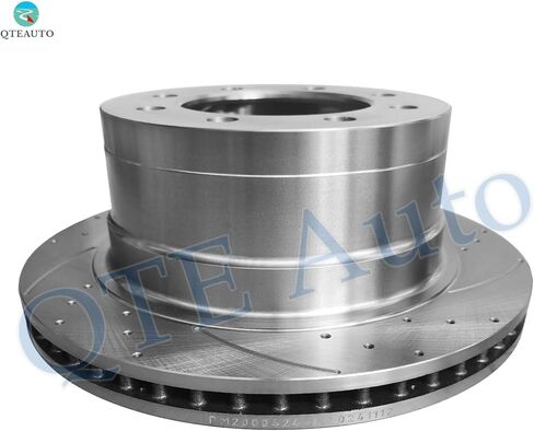 PM Auto Rear 351.9mm Drilled Slotted Brake Disc Rotors Replacement For 2003-2008 Dodge RAM 3500 in Kuwait