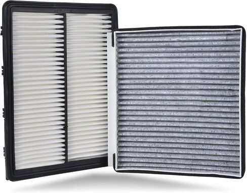 Engine & Cabin Air Filter Kit for Kia Telluride 3.8L (2020-2025); for Hyundai Santa Fe 2.0L & 2.4L (2019 2020); Replace: 28113A9100 CA11943 S9C79AC100 97133J5000 WA10271 WP10367 in Saudi Arabia