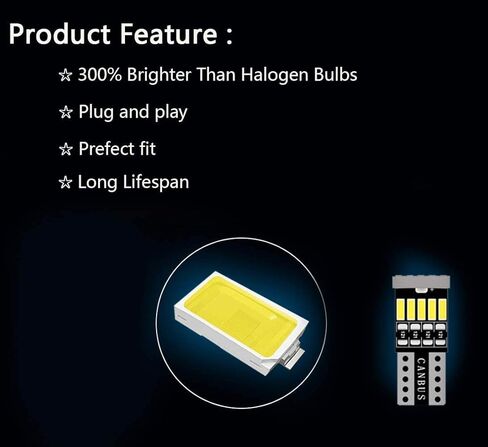 AWALITED 14 قطعة XJ مجموعة مصابيح LED الداخلية مصباح LED فائق السطوع خريطة قبة مصابيح كهربائية لـ 1997-2001 Jeep Cherokee XJ جميع الموديلات in Kuwait