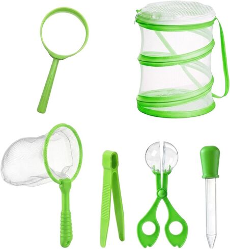 Butterfly Net, Bug Net, Outdoor Exploration Tool with Fine Mesh Design, Lightweight and Durable Spring Steel Frame, Ideal for Catching Butterflies and Insects in Gardens and Parks in Saudi Arabia