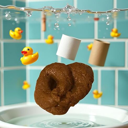 Fake Poopy Toy, Brown Realistic Fake Poop, Novelty Floating Fake Poop Toys for April Fools' Day Prank, Perfect Gag Gift, Prank Gift, Poopy Games in Saudi Arabia