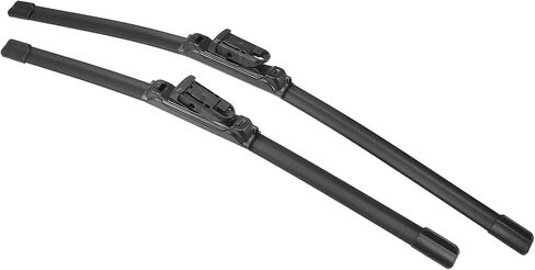 X AUTOHAUX 2pcs 22"+18" Silicone Front Windshield Wiper Blade for Chevrolet Colorado 2015-2022 for GMC Canyon 2015-2022 Windscreen Wiper OE Replacement Set All-Seasons Top-Lock/Push Button in Saudi Arabia