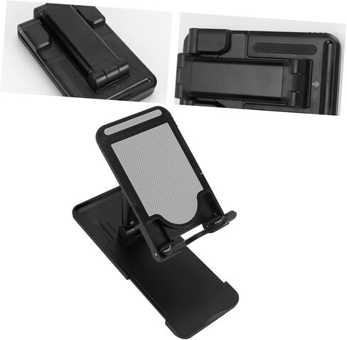 CHILDWEET 1Pc Foldable Phone Holder Stand Portable Laptop Bracket Height Angle Compact Phone Bracket Holder for Desk Retractable Mobile Stand for All Phones and Laptops in Saudi Arabia