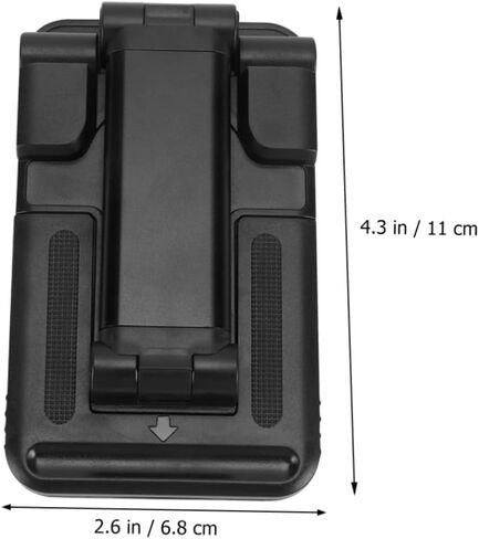 CHILDWEET 1Pc Foldable Phone Holder Stand Portable Laptop Bracket Height Angle Compact Phone Bracket Holder for Desk Retractable Mobile Stand for All Phones and Laptops in Saudi Arabia