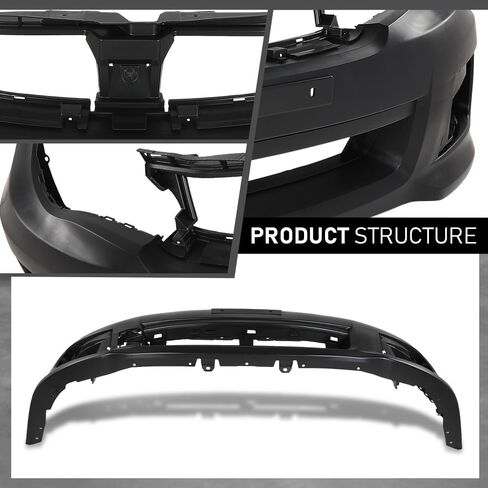 غطاء المصد الأمامي من ALLGOOD مصنوع من مادة PP باللون الأسود متوافق مع Subaru Impreza (الطراز الفرعي: WRX، WRX Limited، WRX Premium، WRX STI، WRX STI Limited) 2011-2014 57704FG113، SU1000167 in Kuwait