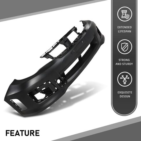 غطاء المصد الأمامي من ALLGOOD مصنوع من مادة PP باللون الأسود متوافق مع Subaru Impreza (الطراز الفرعي: WRX، WRX Limited، WRX Premium، WRX STI، WRX STI Limited) 2011-2014 57704FG113، SU1000167 in Kuwait