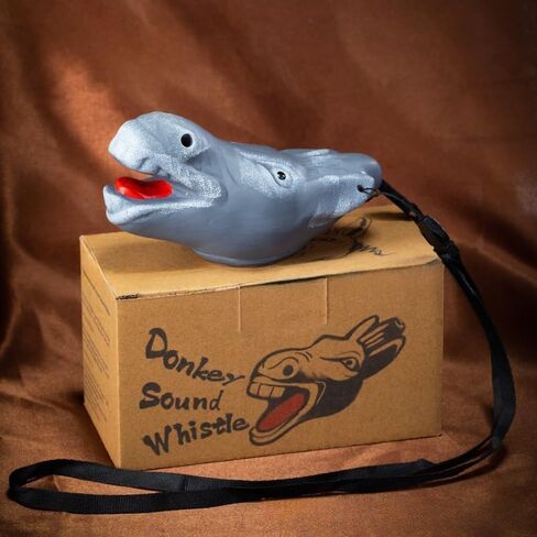 Donkey-Inspired Prank Whistle with Lanyard – Funny Loud Novelty Noise Maker, Silly Bray-Style Gag Toy for Parties, Camping and Outdoor Fun in Kuwait