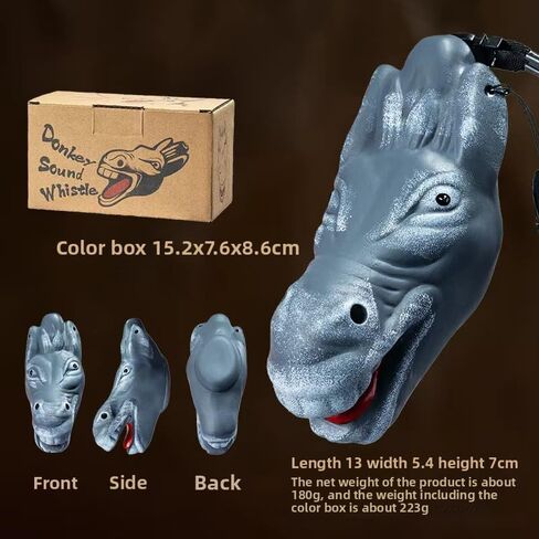 Donkey-Inspired Prank Whistle with Lanyard – Funny Loud Novelty Noise Maker, Silly Bray-Style Gag Toy for Parties, Camping and Outdoor Fun in Kuwait