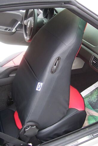 Iggee Saturn Sky 2007-2010 Black Artificial Leather Custom Made Original fit Front seat Covers in Kuwait