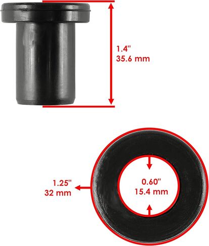Caltric 8 Rear Suspension Knuckle Bushing Compatible with Arctic Cat 300 2x4 4x4 1998 2000 2001-2005 in Kuwait
