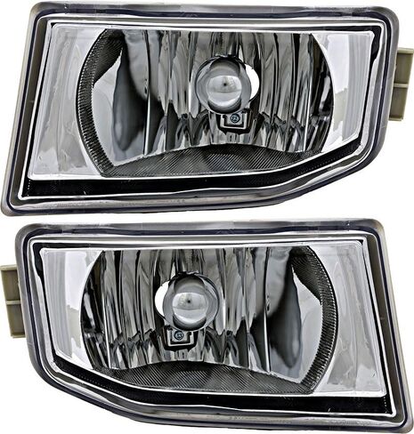 Gold Shrine Acura MDX Fog Lights Lamps Set 2004-2006 LED Clear Lens, Black, Front Left & Right in Saudi Arabia