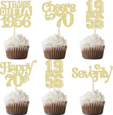 Gyufise 30Pcs Straight Outta 2010 Cupcake Toppers Glitter Sixteen 16 Fabulous Happy 16th Birthday Cupcake Picks Cheers to 16 Years for 16th Birthday Wedding Anniversary Party Supplies Black in Kuwait