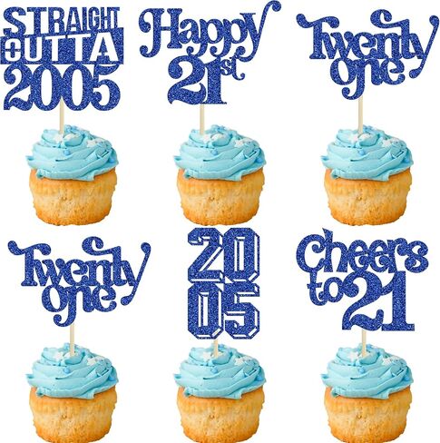 Gyufise 30Pcs Straight Outta 2010 Cupcake Toppers Glitter Sixteen 16 Fabulous Happy 16th Birthday Cupcake Picks Cheers to 16 Years for 16th Birthday Wedding Anniversary Party Supplies Black in Kuwait