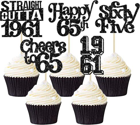 Gyufise 30Pcs Straight Outta 2010 Cupcake Toppers Glitter Sixteen 16 Fabulous Happy 16th Birthday Cupcake Picks Cheers to 16 Years for 16th Birthday Wedding Anniversary Party Supplies Black in Kuwait