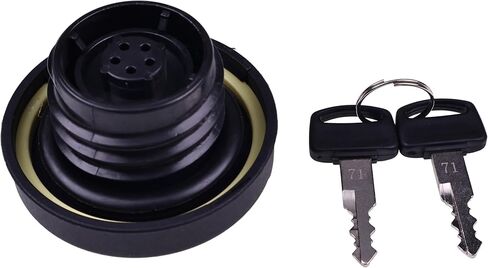 DVPARTS Black Gas Cap Locking 4637081L Compatible with 1991-1995 Jeep Wrangler YJ in Kuwait