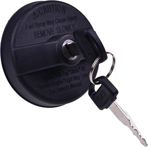 DVPARTS Black Gas Cap Locking 4637081L Compatible with 1991-1995 Jeep Wrangler YJ in Kuwait