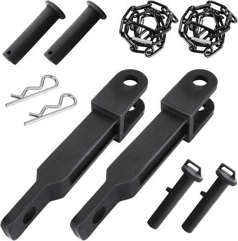 2 Pack A20-6014 Single Tow Hook Heavy Duty Tow Hook Compatible with Peterbilt/for Kenworth with Pull Pin （A65-6008） and Frame Pin （A65-6007） Semi Trucks Hitch-Front Tow Fits for T170 T270 384 386 in Kuwait