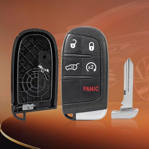 2Pcs Jeep Key fob case Replacement for Jeep Grand Cherokee 2014 2015 2016 2017 2018 2019 2020 2021 Keyless Entry Remote Key fob Cover in Saudi Arabia