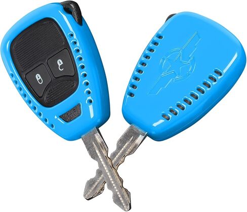 غطاء حماية من Jimen Key Fob مناسب لسيارة Jeep Wrangler JK JKU 2007-2018، مناسب لسيارة Jeep Compass 2008-2016، مناسب لسيارة Jeep Patriot 2011-2016 (برتقالي)، Jimen013WCPKF in Kuwait