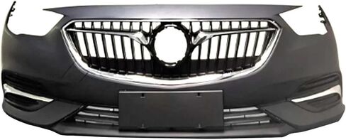Front Bumper Cover Set with Upper & Lower Grille Compatible with 2018-2020 Buick Regal,Unpainted Plastic in Kuwait