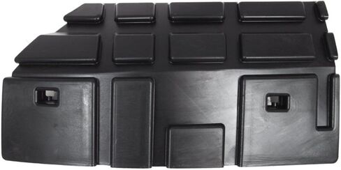 DAT AUTO PARTS للسائق والراكب غطاء المصد العلوي يدعم زوج القوس يناسب 2007-2013 GMC Sierra 1500 بيك اب، بلاستيك أسود محكم، يستبدل GM1042108 GM1043108، 20880922 20880923 in Kuwait