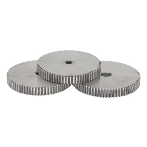 ترس حفز 1M-71T/72T/73T/74T/75T/76T/77T/78T/79T/80Teeth SC45# ناقل حركة أسطواني من الفولاذ الكربوني 1 قطعة (1M 71T - تتحمل 8 مم) in Kuwait