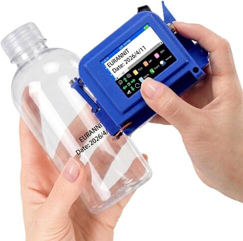 Handheld Inkjet Printer E11, 0.5 inch Mini Handheld Printer with ER520 Quick-Dry Ink Cartridge, Portable Inkjet Printers for Text Date QR Barcode Batch Number Logo in Saudi Arabia