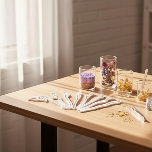 5 Pcs White Silicone Resin Hairpins Molds Hair Stick Kit for Jewelry Crafts Making Jewelry Resin Casting Molds,Jewelry Casting Supplies in Saudi Arabia