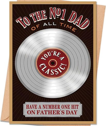 Cat Dad Father's Day Card, Fathers Day Card Gift from Cat in Saudi Arabia