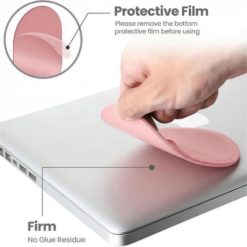 Stick-On Mouse Sleeve, Reusable Adhesive Mouse Holder for Laptop and iPad, Slim Storage Pocket for Computer Accessories in Kuwait