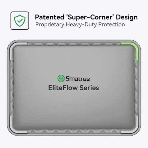 حافظة كمبيوتر محمول Smatree EliteFlow لجهاز Apple MacBook Pro 2019 A2141 مقاس 16 بوصة، لجهاز Apple MacBook Pro 2015/2014 A1398 مقاس 15.4 بوصة، حقيبة كمبيوتر محمول واقية نحيفة مع جيب ملحق ومقبض (EF619) in Kuwait