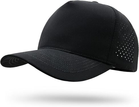 قبعات Snapback للرجال، قبعة بيسبول فارغة سريعة الجفاف، قبعة سائق الشاحنة الشبكية ذات الأداء العصري للتمرين والجري وصالة الألعاب الرياضية in Saudi Arabia