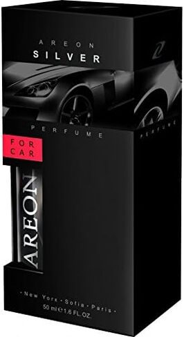 معطر هواء للسيارة AREON (50 مل، 1.7 أونصة سائلة، فضي) in Kuwait