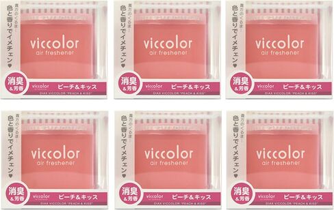 Viccolor Peach and Kiss Scent 6-pack Japanese Car Air Freshener in Saudi Arabia