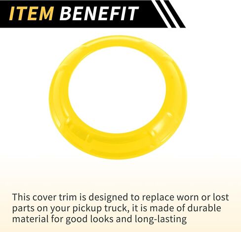 4 Pcs AC Vent Dashboard Decoration Rings for Jeep Wrangler JK JKU 2011-2017 Air Conditioner Air Outlet Vent Cover Ring ABS Yellow in Kuwait