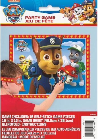 Paw Patrol Party Supplies Bundle - Unbeatable Value! Includes 1 Game Pack & 16 Masks, Perfect for Kids' Birthdays! Official Licensed Product for Ultimate Fun! in Saudi Arabia