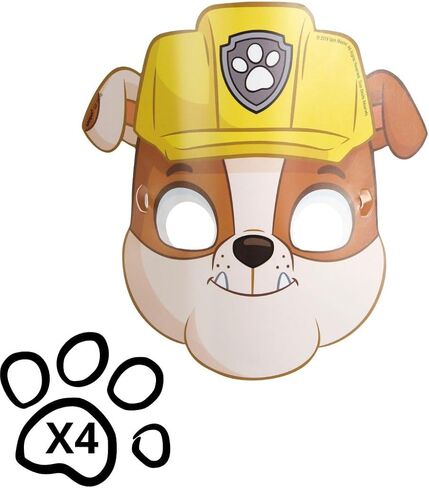 Paw Patrol Party Supplies Bundle - Unbeatable Value! Includes 1 Game Pack & 16 Masks, Perfect for Kids' Birthdays! Official Licensed Product for Ultimate Fun! in Saudi Arabia