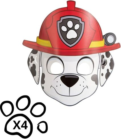 Paw Patrol Party Supplies Bundle - Unbeatable Value! Includes 1 Game Pack & 16 Masks, Perfect for Kids' Birthdays! Official Licensed Product for Ultimate Fun! in Saudi Arabia